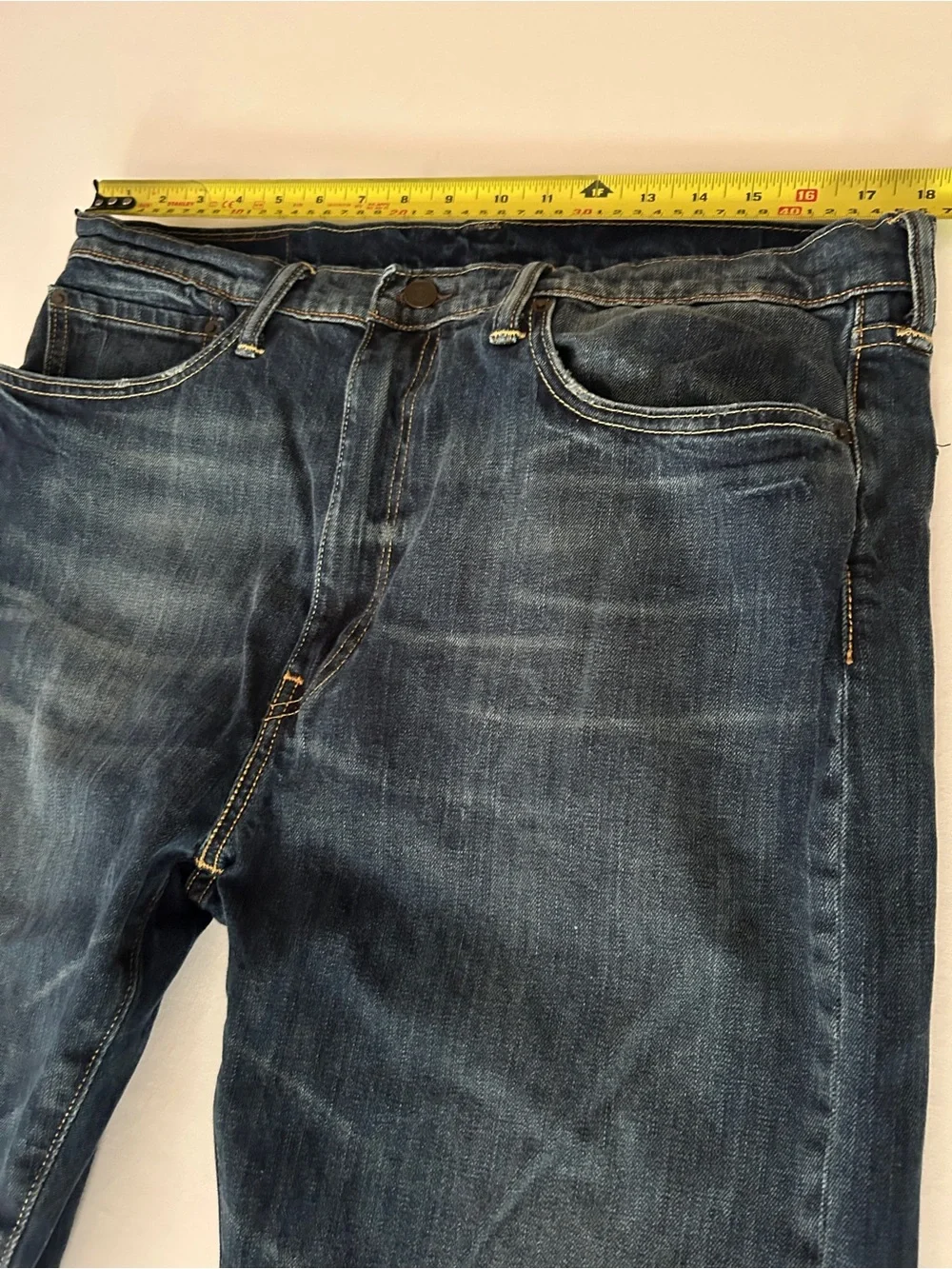Levi's Straight Fit Faded Blue Men's Jeans